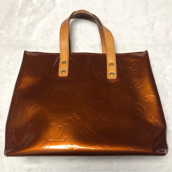 Louis Vuitton Vintage Authentic Monogram Bronze Vernis Tote;Date Code:MI0011 - Picture 3 of 16